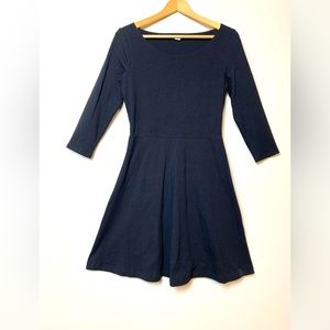 [OLD NAVY] Fit & Flare 3/4 Sleeve Jersey  Dress | Size: XS